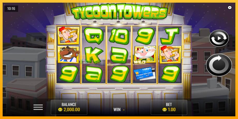 Tycoon Towers машина за игри за пари, слика 2