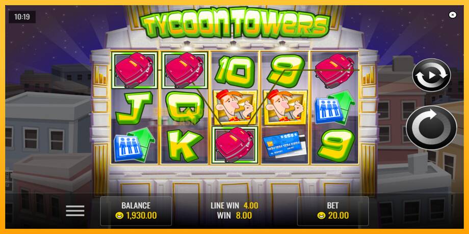 Tycoon Towers машина за игри за пари, слика 4