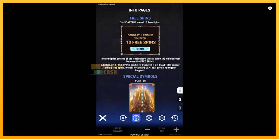 Ultra Cluster Kingdom машина за игри за пари, слика 5