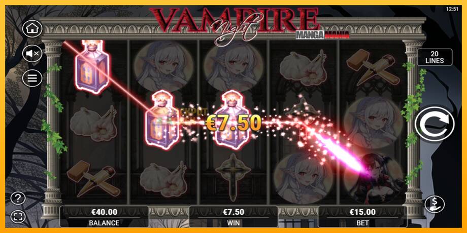 Vampire Night машина за игри за пари, слика 4