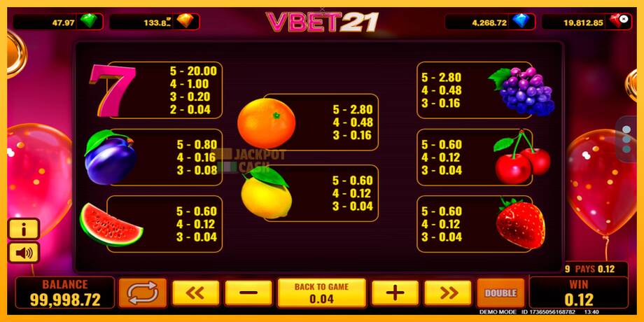 Vbet 21 машина за игри за пари, слика 6