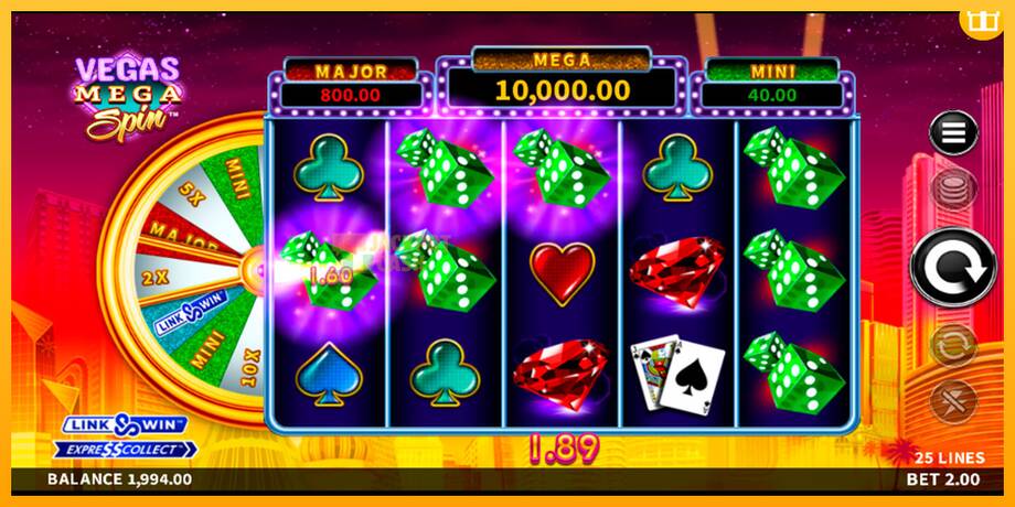 Vegas Mega Spin машина за игри за пари, слика 2