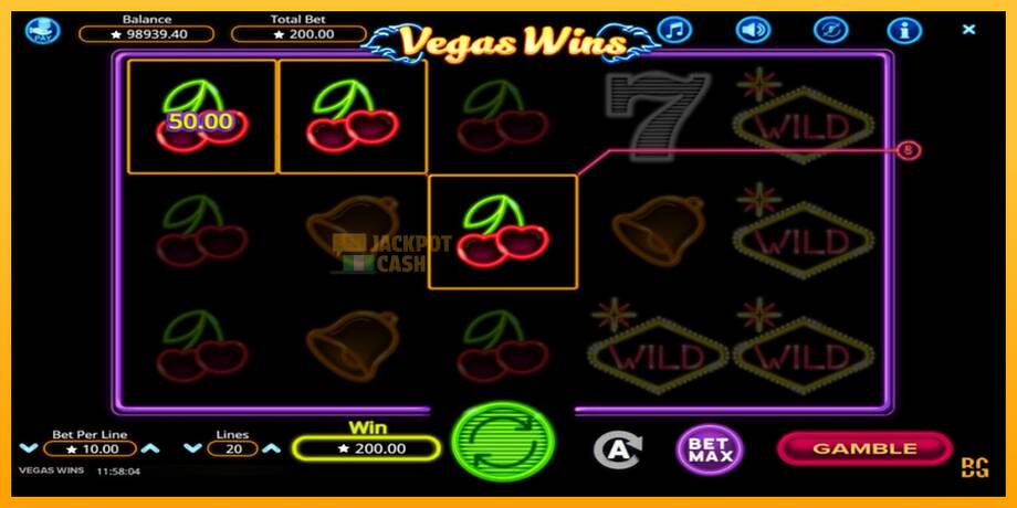 Vegas Wins машина за игри за пари, слика 3