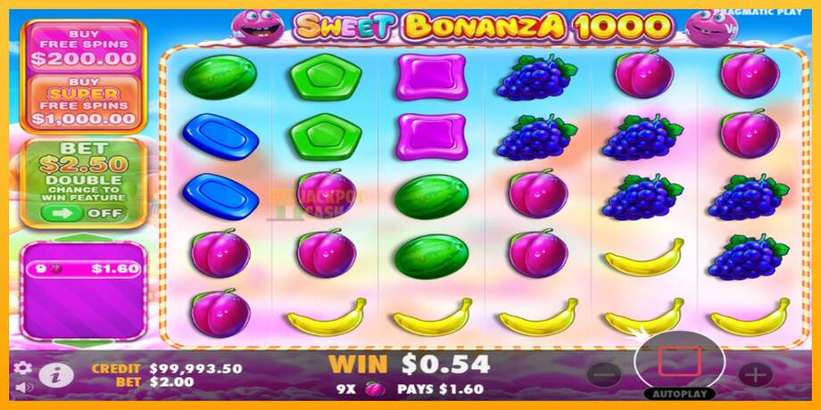 Vera & John Sweet Bonanza 1000 машина за игри за пари, слика 2