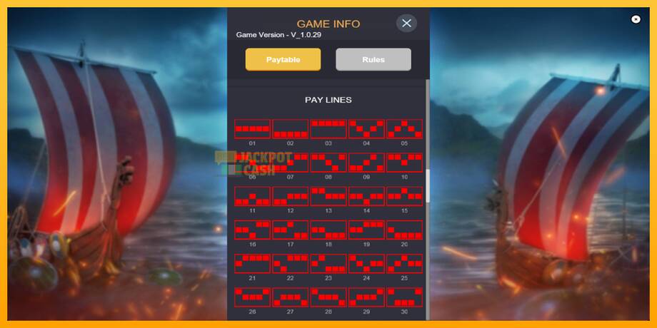 Viking Valor машина за игри за пари, слика 7