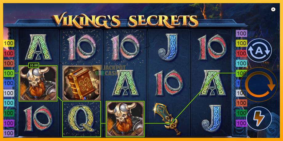 Vikings Secrets машина за игри за пари, слика 3