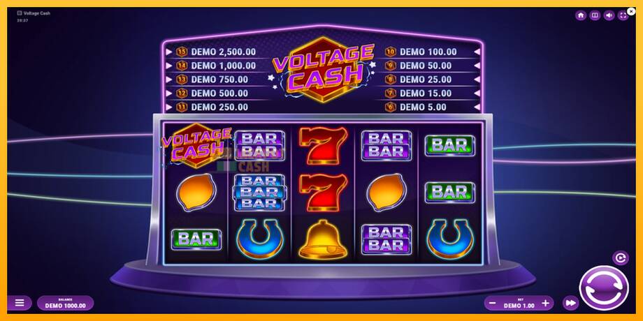 Voltage Cash машина за игри за пари, слика 2