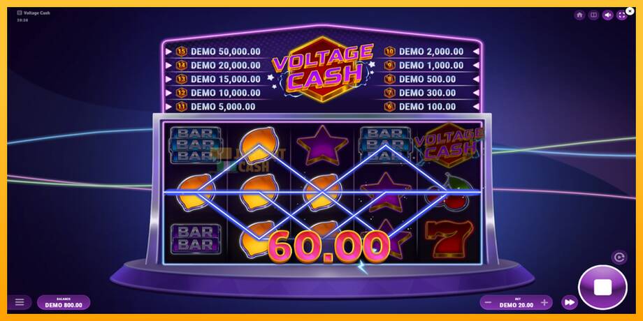 Voltage Cash машина за игри за пари, слика 3