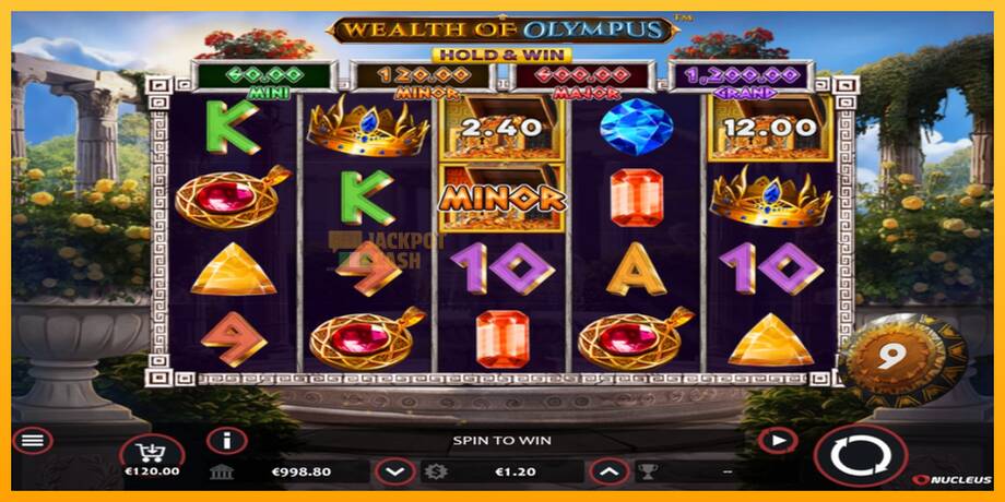 Wealth of Olympus машина за игри за пари, слика 1