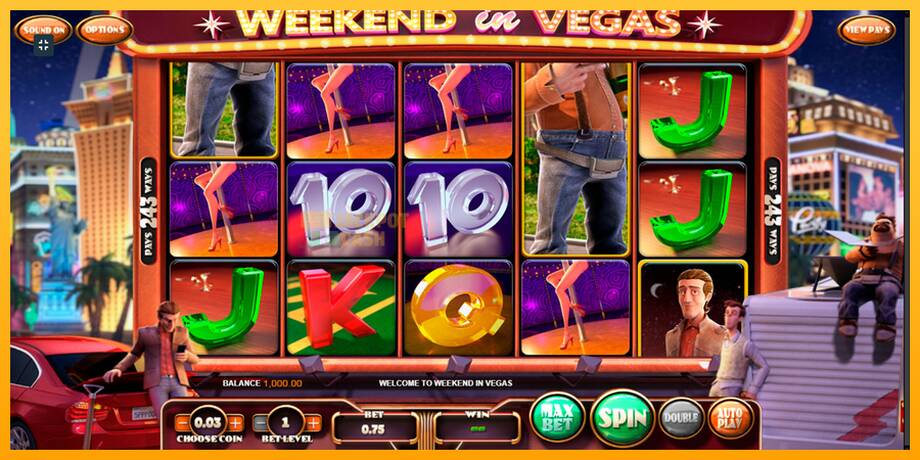 Weekend In Vegas машина за игри за пари, слика 1