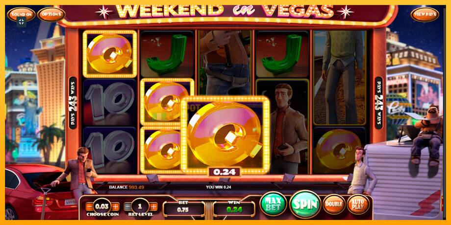 Weekend In Vegas машина за игри за пари, слика 2