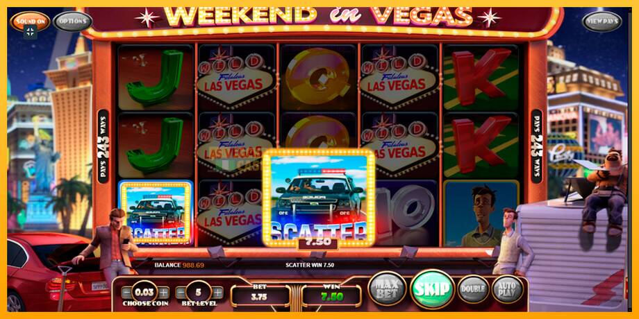 Weekend In Vegas машина за игри за пари, слика 4