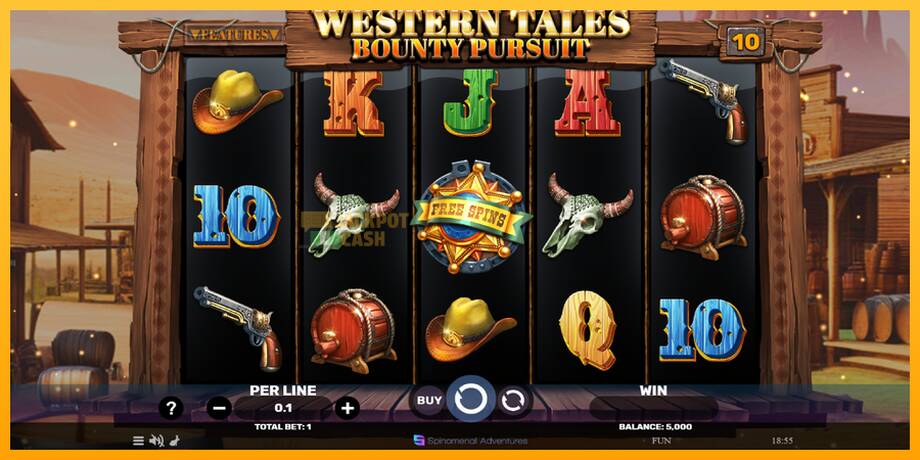 Western Tales - Bounty Pursuit машина за игри за пари, слика 2