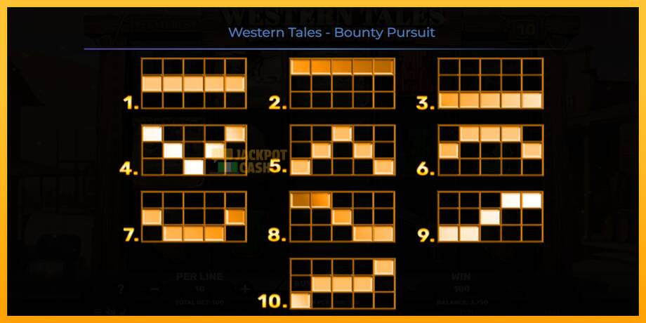 Western Tales - Bounty Pursuit машина за игри за пари, слика 7