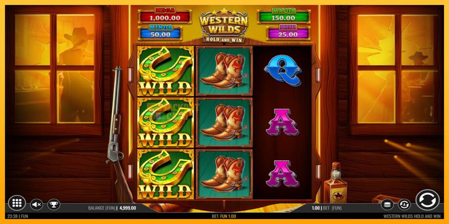 Western Wilds Hold and Win машина за игри за пари, слика 2