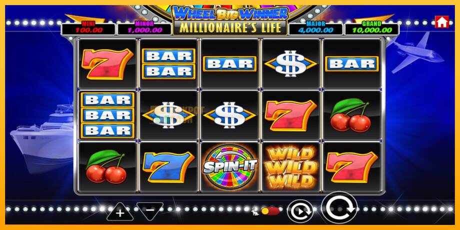 Wheel Big Winner Millionaires Life машина за игри за пари, слика 2