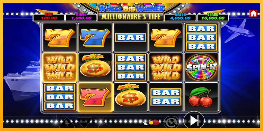 Wheel Big Winner Millionaires Life машина за игри за пари, слика 5