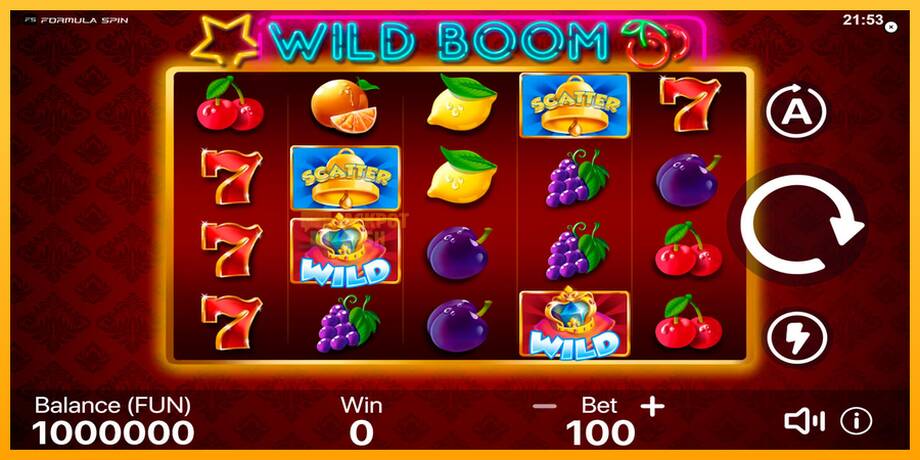 Wild Boom машина за игри за пари, слика 1