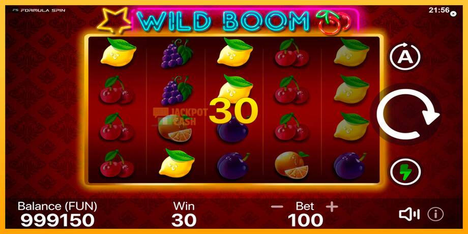 Wild Boom машина за игри за пари, слика 4