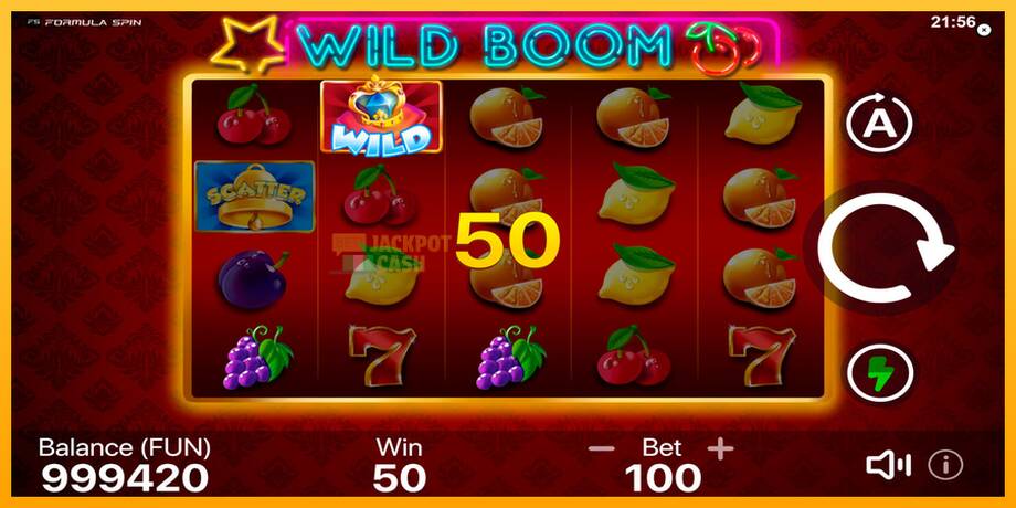 Wild Boom машина за игри за пари, слика 5