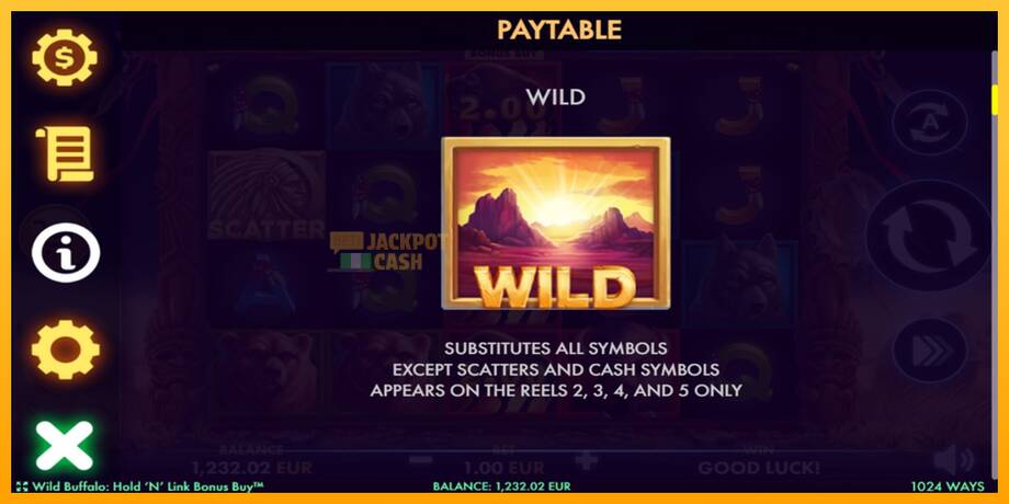 Wild Buffalo Hold N Link Bonus Buy машина за игри за пари, слика 5