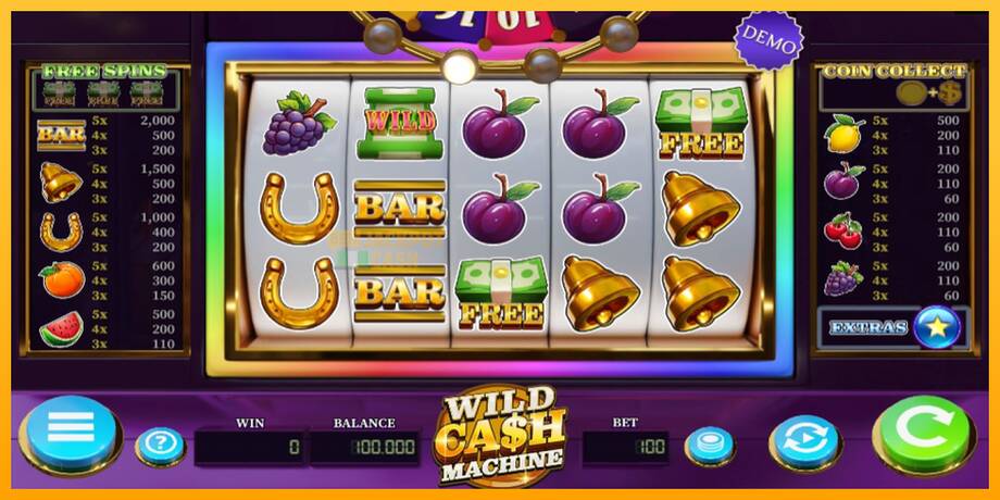 Wild Cash Machine машина за игри за пари, слика 1