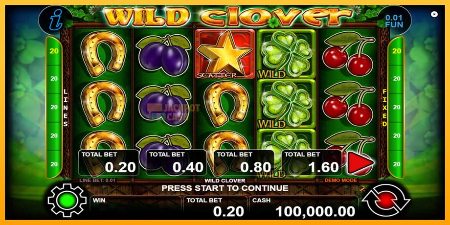 Wild Clover машина за игри за пари, слика 1