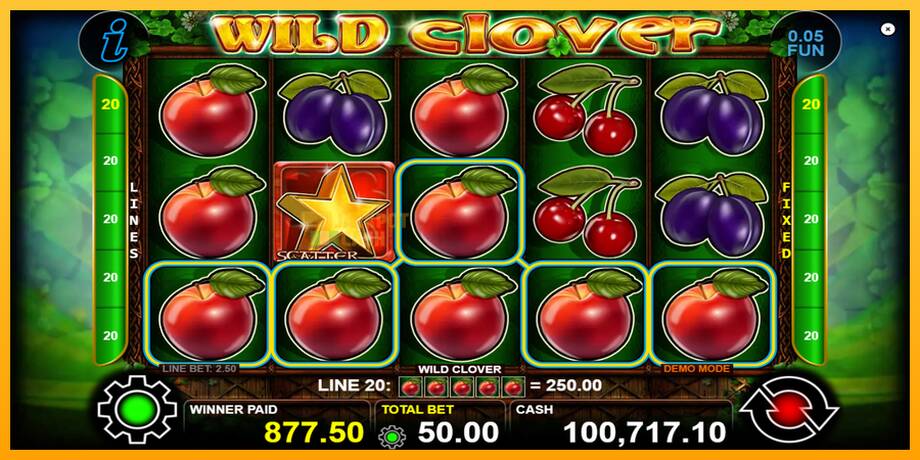 Wild Clover машина за игри за пари, слика 3