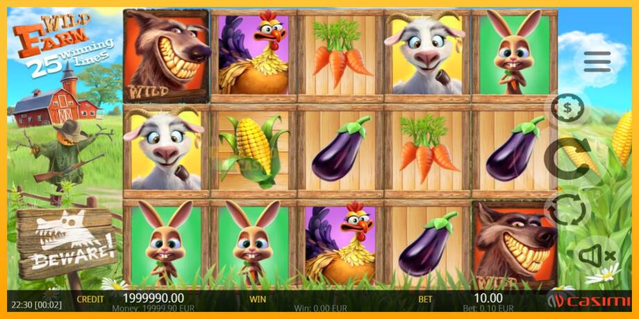 Wild Farm машина за игри за пари, слика 2