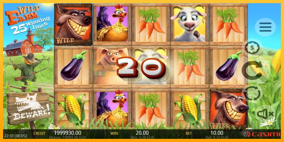 Wild Farm машина за игри за пари, слика 3