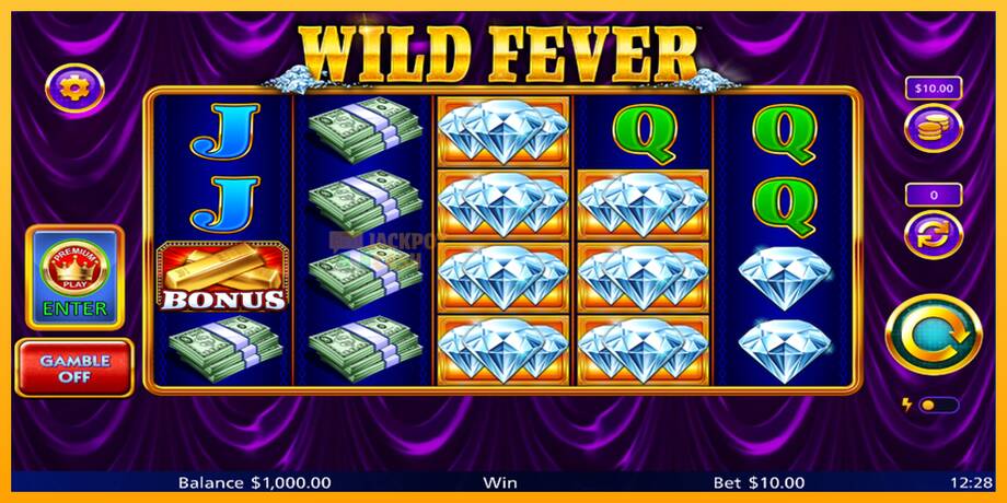 Wild Fever машина за игри за пари, слика 2