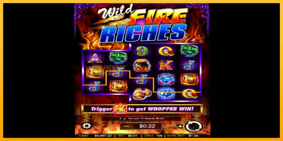 Wild Fire Riches машина за игри за пари, слика 2