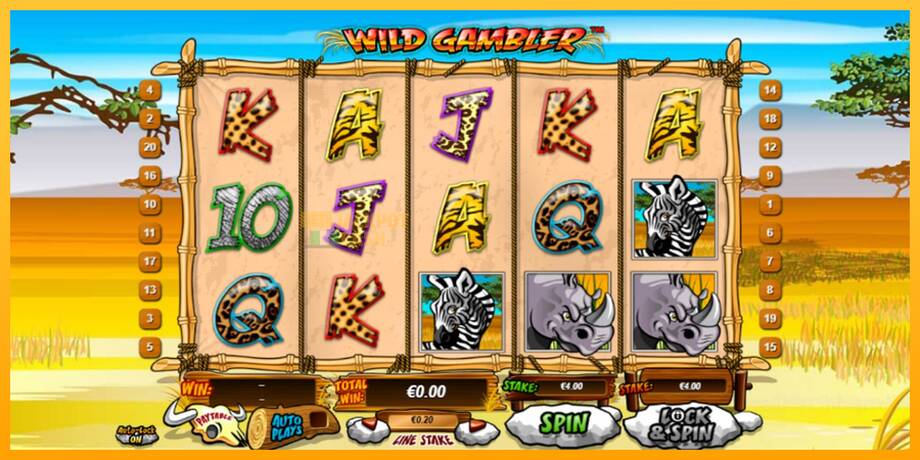 Wild Gambler машина за игри за пари, слика 1