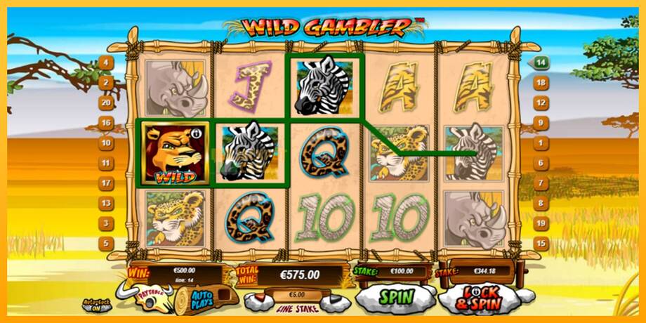 Wild Gambler машина за игри за пари, слика 2