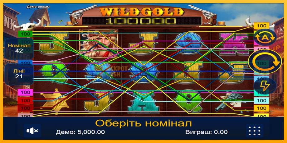 Wild Gold 100000 машина за игри за пари, слика 1