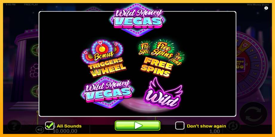 Wild Money Vegas машина за игри за пари, слика 1