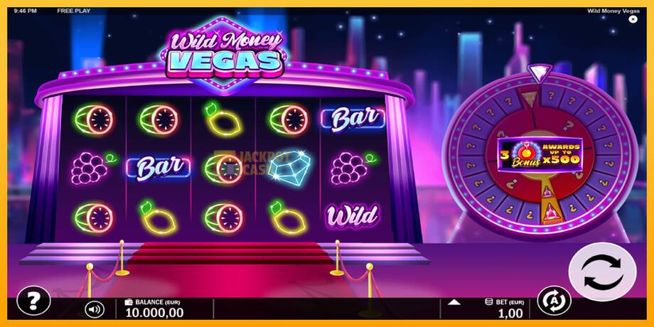 Wild Money Vegas машина за игри за пари, слика 2