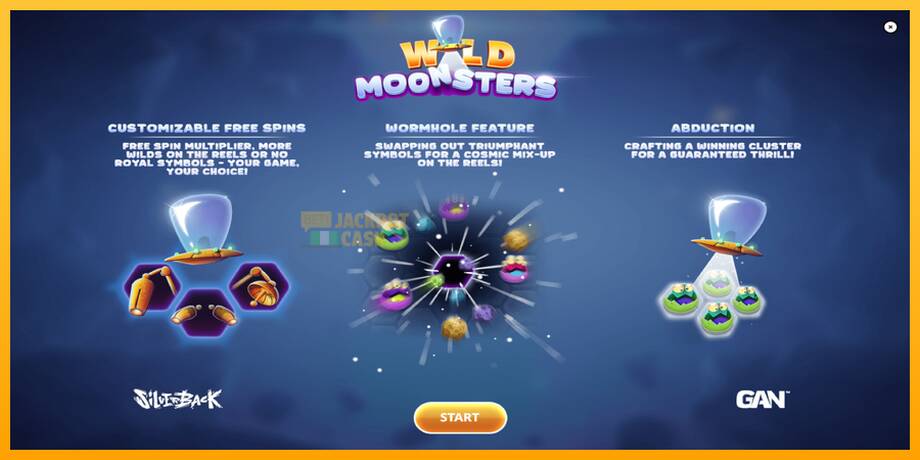 Wild Moonsters машина за игри за пари, слика 1