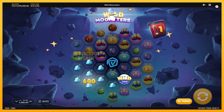 Wild Moonsters машина за игри за пари, слика 3