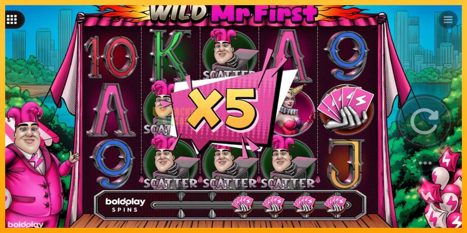 Wild Mr. First машина за игри за пари, слика 3