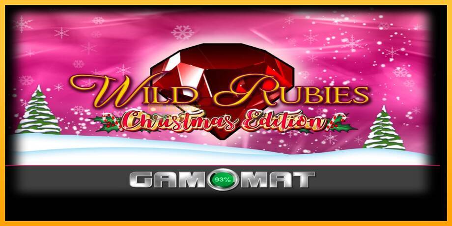 Wild Rubies Сhristmas Edition машина за игри за пари, слика 1