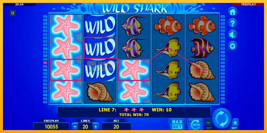 Wild Shark машина за игри за пари, слика 3