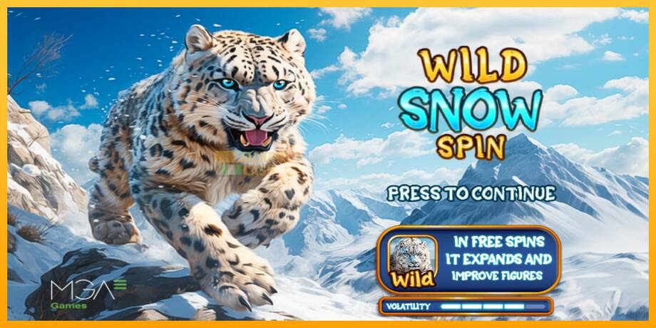 Wild Snow Spin машина за игри за пари, слика 1