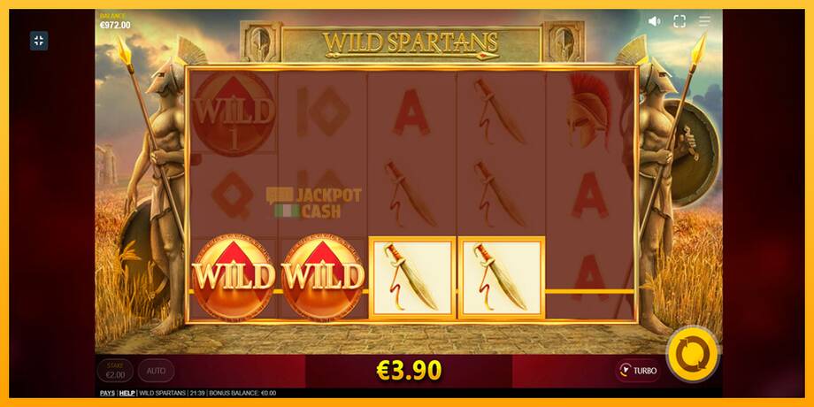 Wild Spartans машина за игри за пари, слика 6