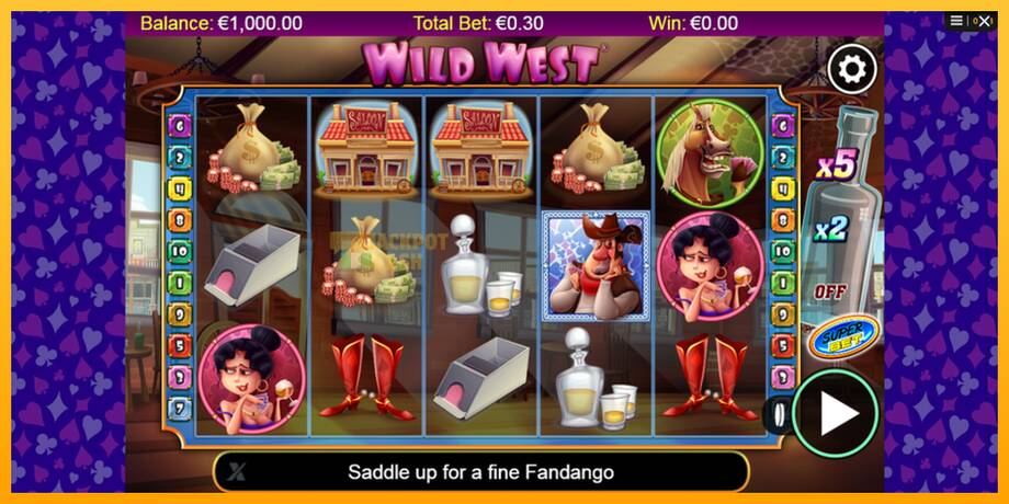 Wild West машина за игри за пари, слика 1