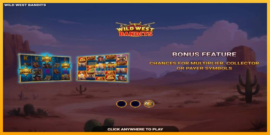 Wild West Bandits машина за игри за пари, слика 1