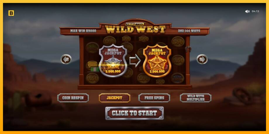 Wild West Trueways машина за игри за пари, слика 1