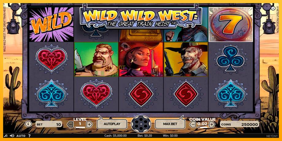 Wild Wild West машина за игри за пари, слика 1