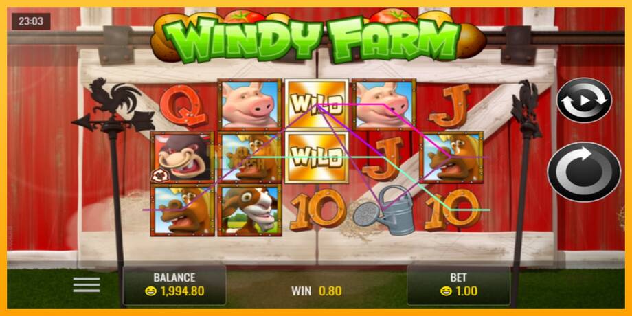 Windy Farm машина за игри за пари, слика 2