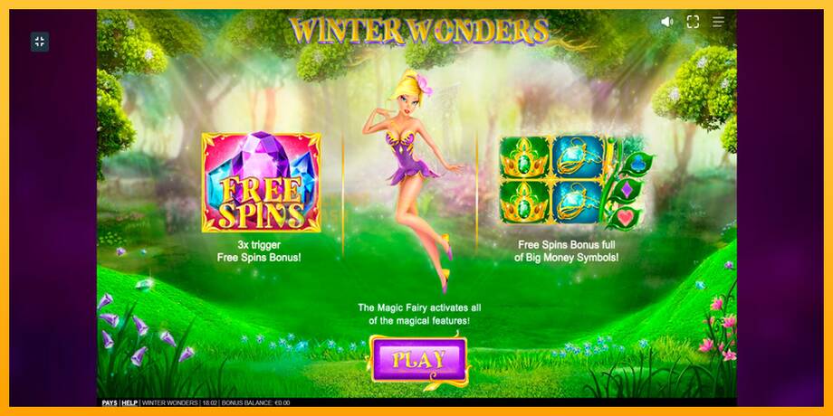 Winter Wonders машина за игри за пари, слика 1